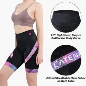 CATENA Women's Bike Shorts 3D Padded Cycling Short Pants for MTB Road Bicycle
